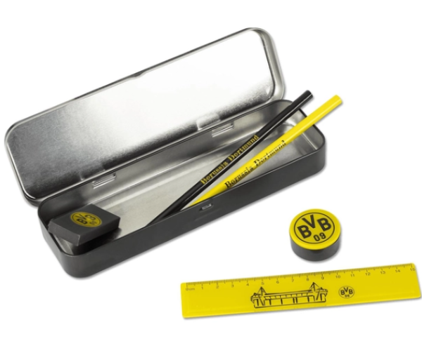 Borussia Dortmund - Schreibset mit Metallbox